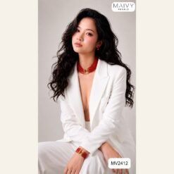 Set san hô tre biển màu đỏ nhiều sợi: dây chuyền, lắc tay, bông tai MV2412 – ảnh 2